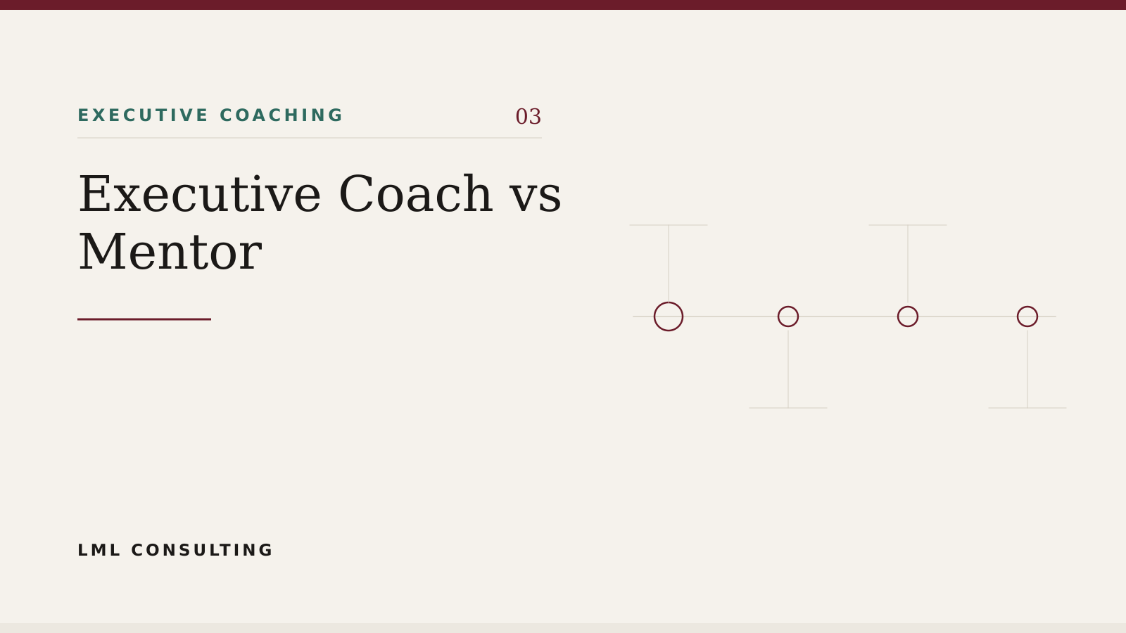 Two senior leaders in conversation, illustrating the executive coach vs mentor choice for a newly promoted executive